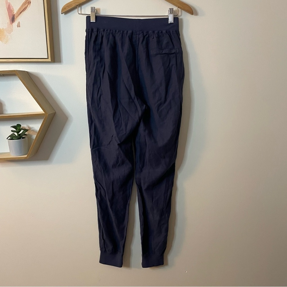 Faherty Navy Women's Joggers - Picture 2 of 5